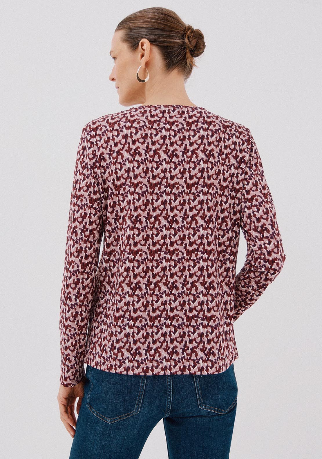 Cortefiel Gold Piece Neckline Top - Multicolour 2 Shaws Department Stores