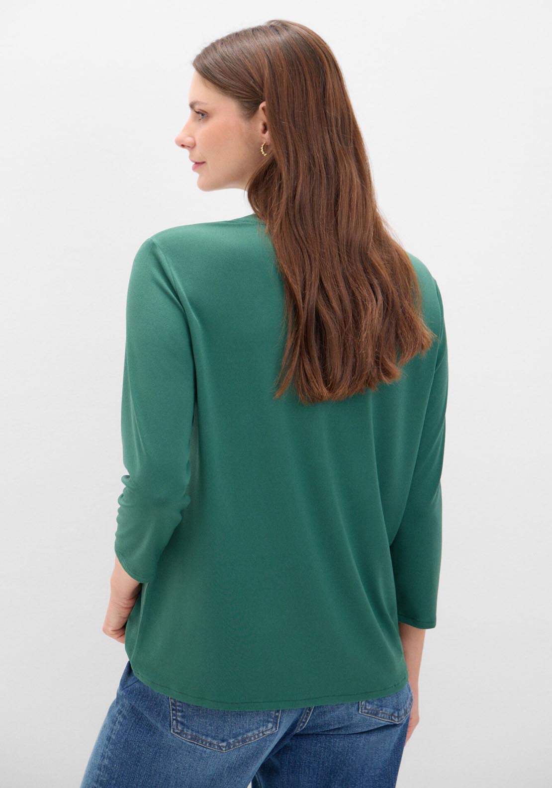Cortefiel Patterned T-Shirt - Green 6 Shaws Department Stores