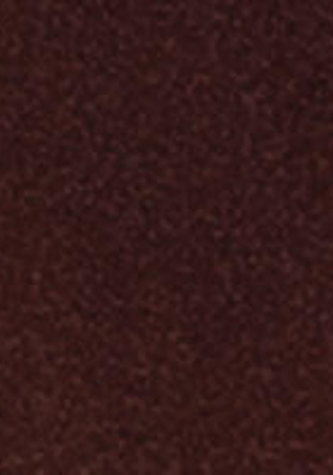 Long Trench Coat With Suede Effect - Brown
