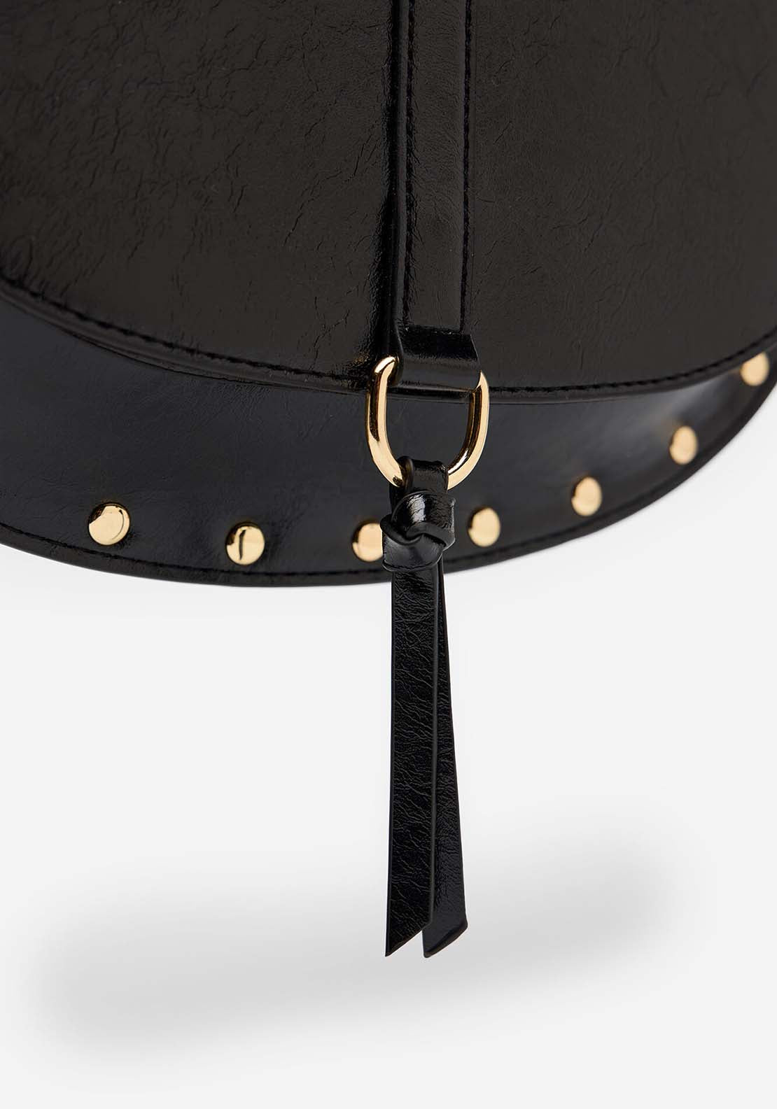 Crossbody Bag With Flap - Black