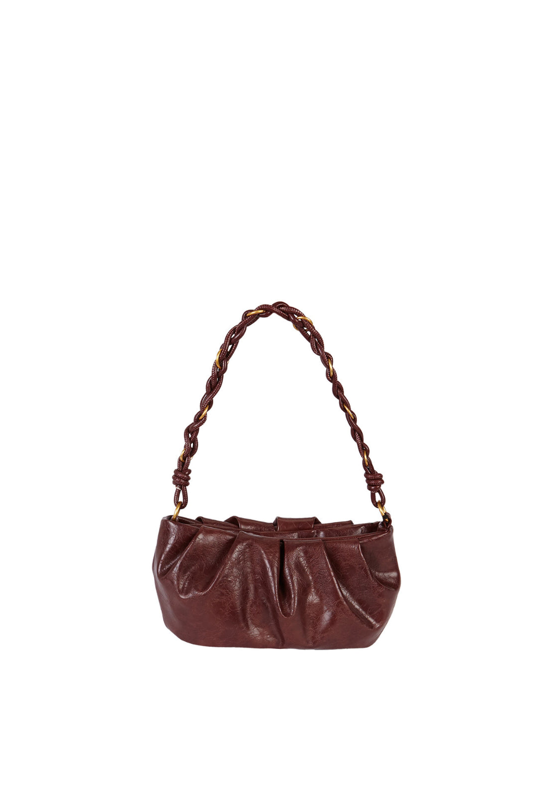 Cortefiel Ruched Little Bag - Red 1 Shaws Department Stores