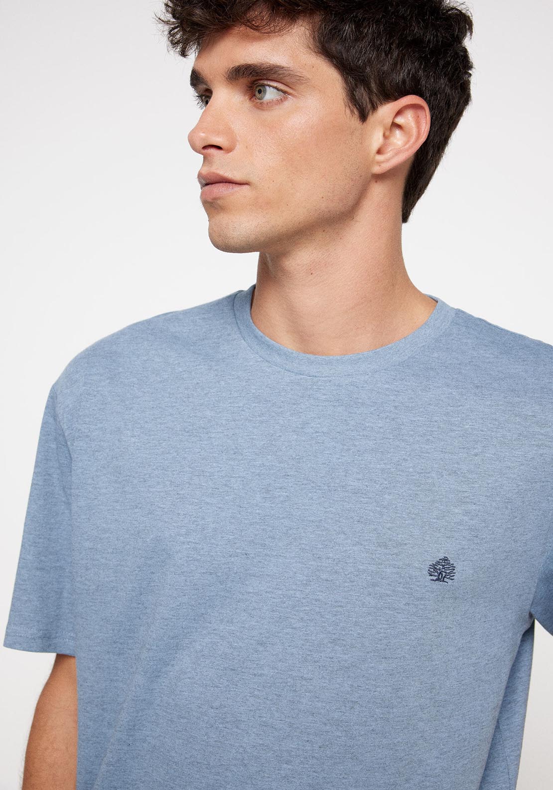 Springfield Short Sleeve T-Shirt - Blue 3 Shaws Department Stores
