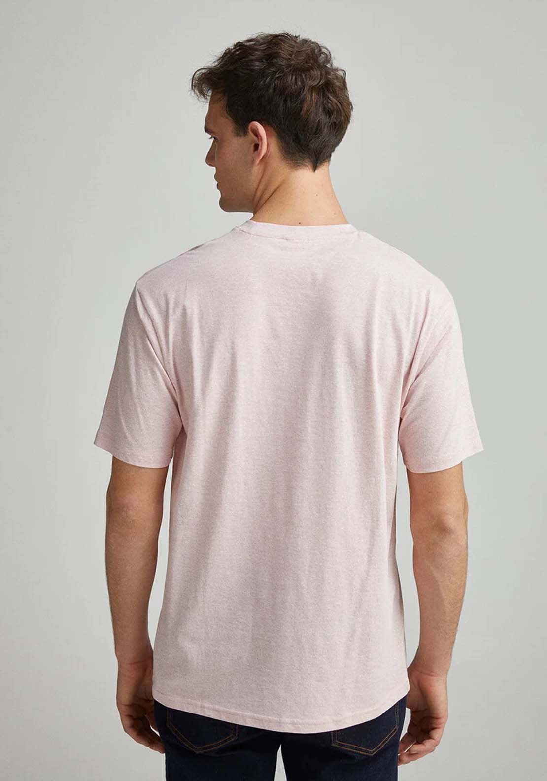 Springfield Micro Striped T-Shirt - Pink 4 Shaws Department Stores