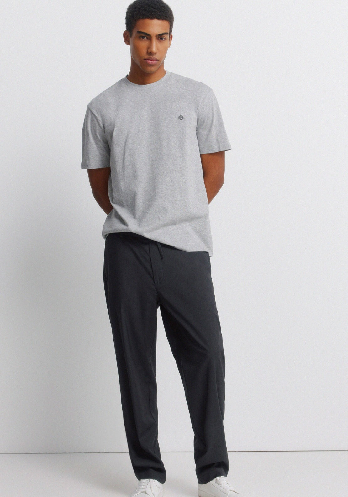 Viscose Basic T-Shirt - Grey