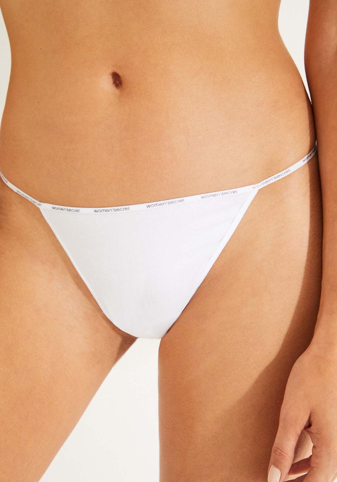 Essential Cotton Side String Thong Pack 6 - Multicolour