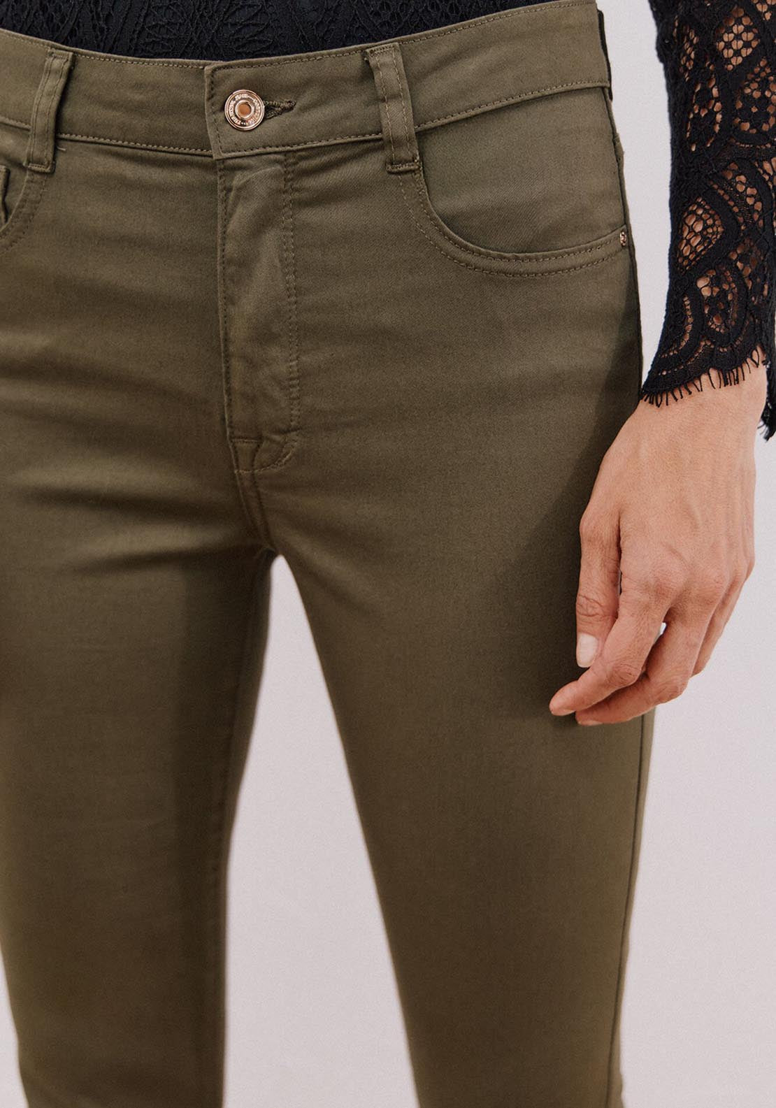 Sensational Color Pants - Beige