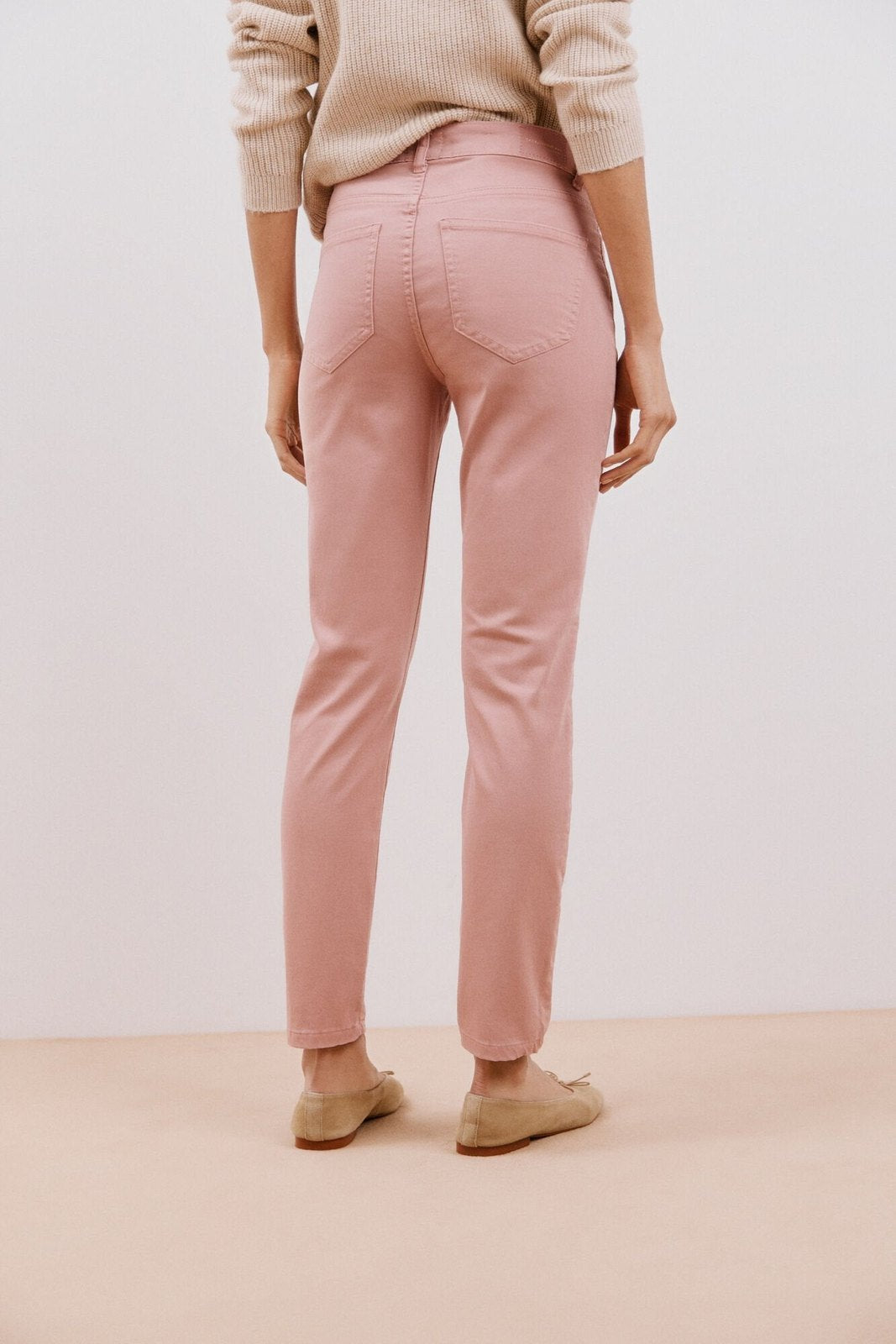 Cortefiel Sensational color jeans - Pink 2 Shaws Department Stores