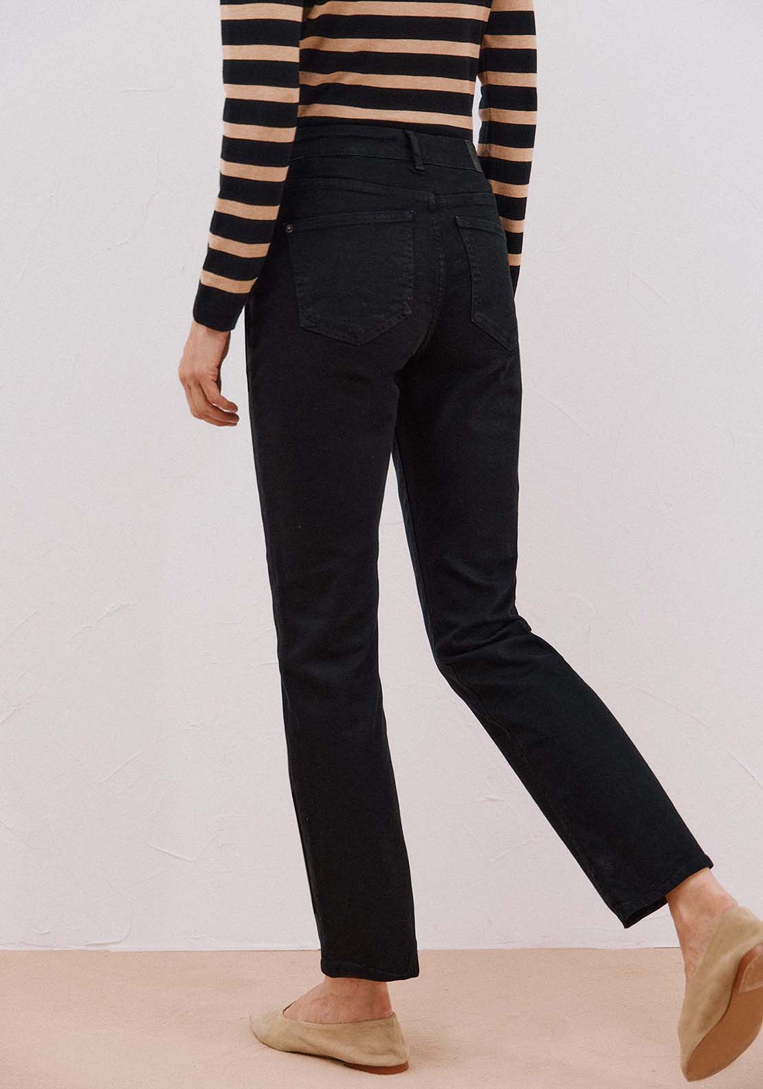 Straight Jeans - Black