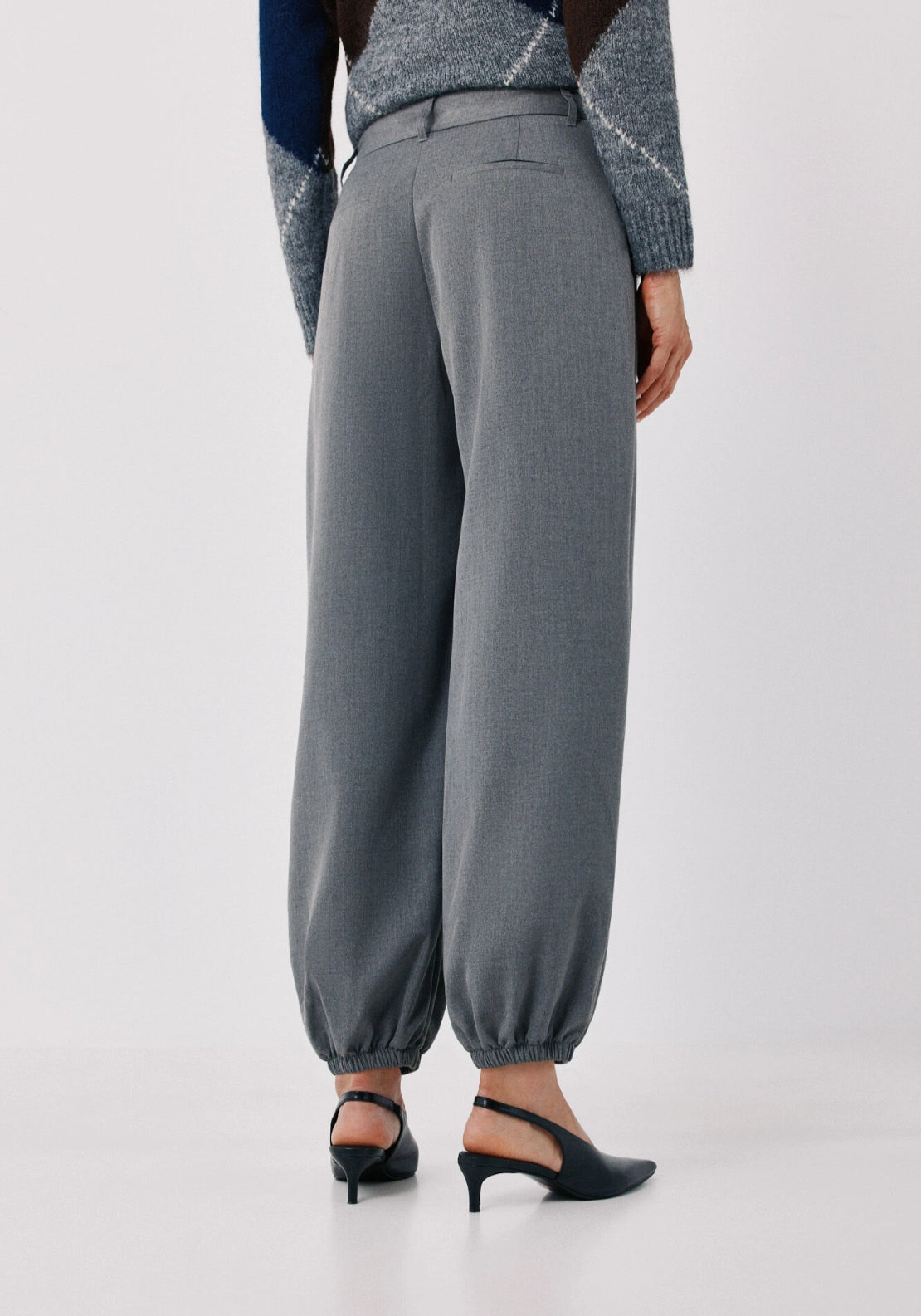 Baggy Dress Pants - Medium Grey