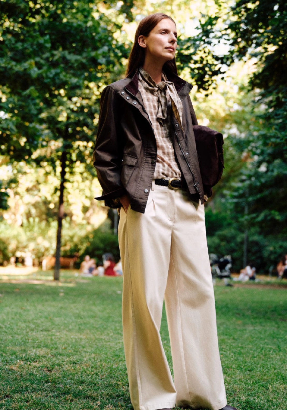 Tailored Serge Trousers - Ivory