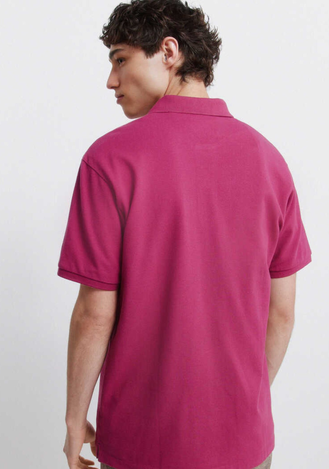 Basic Polo Shirt Regular Fit - Medium Blue
