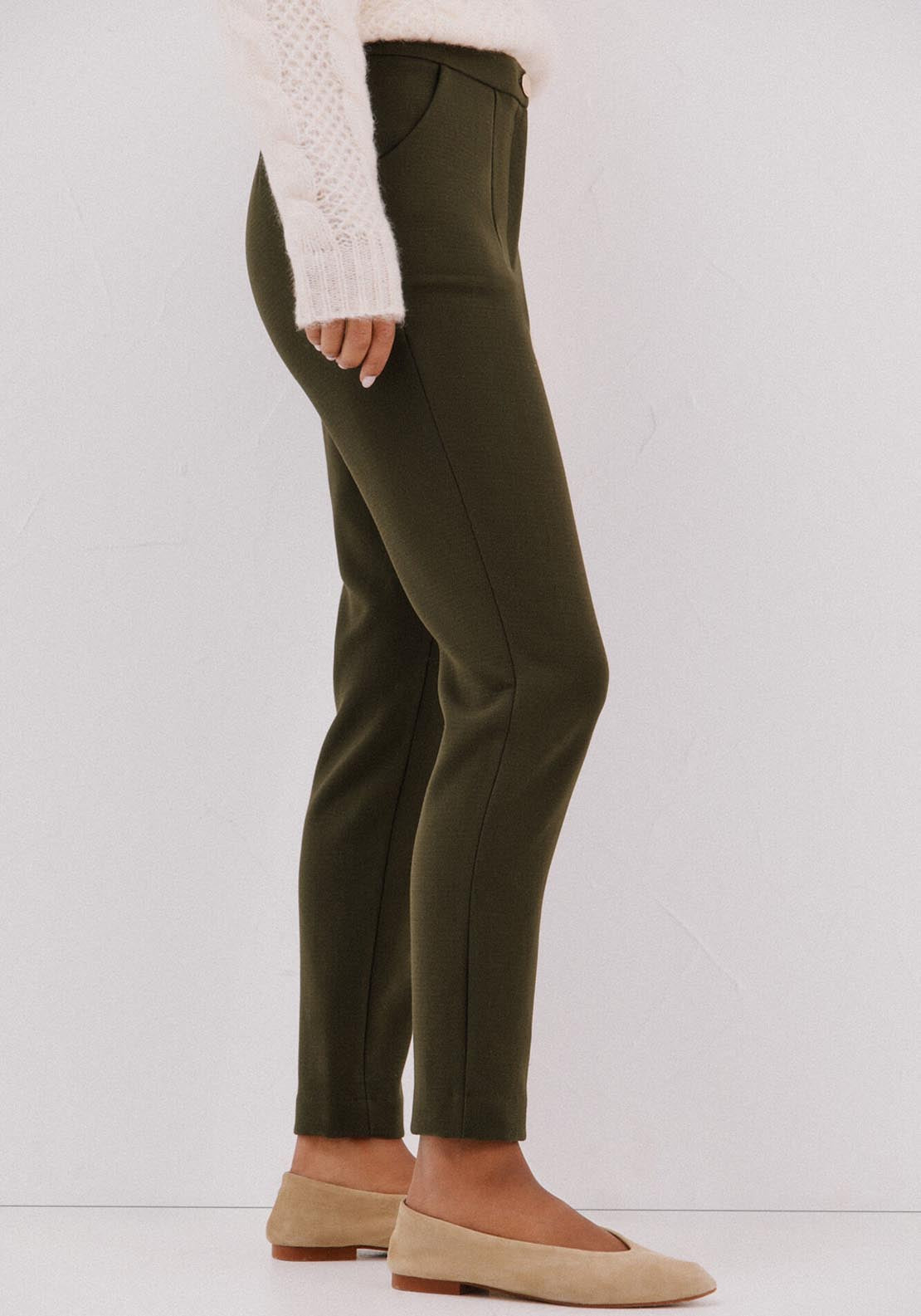 Comfort Stretch Pants - Green