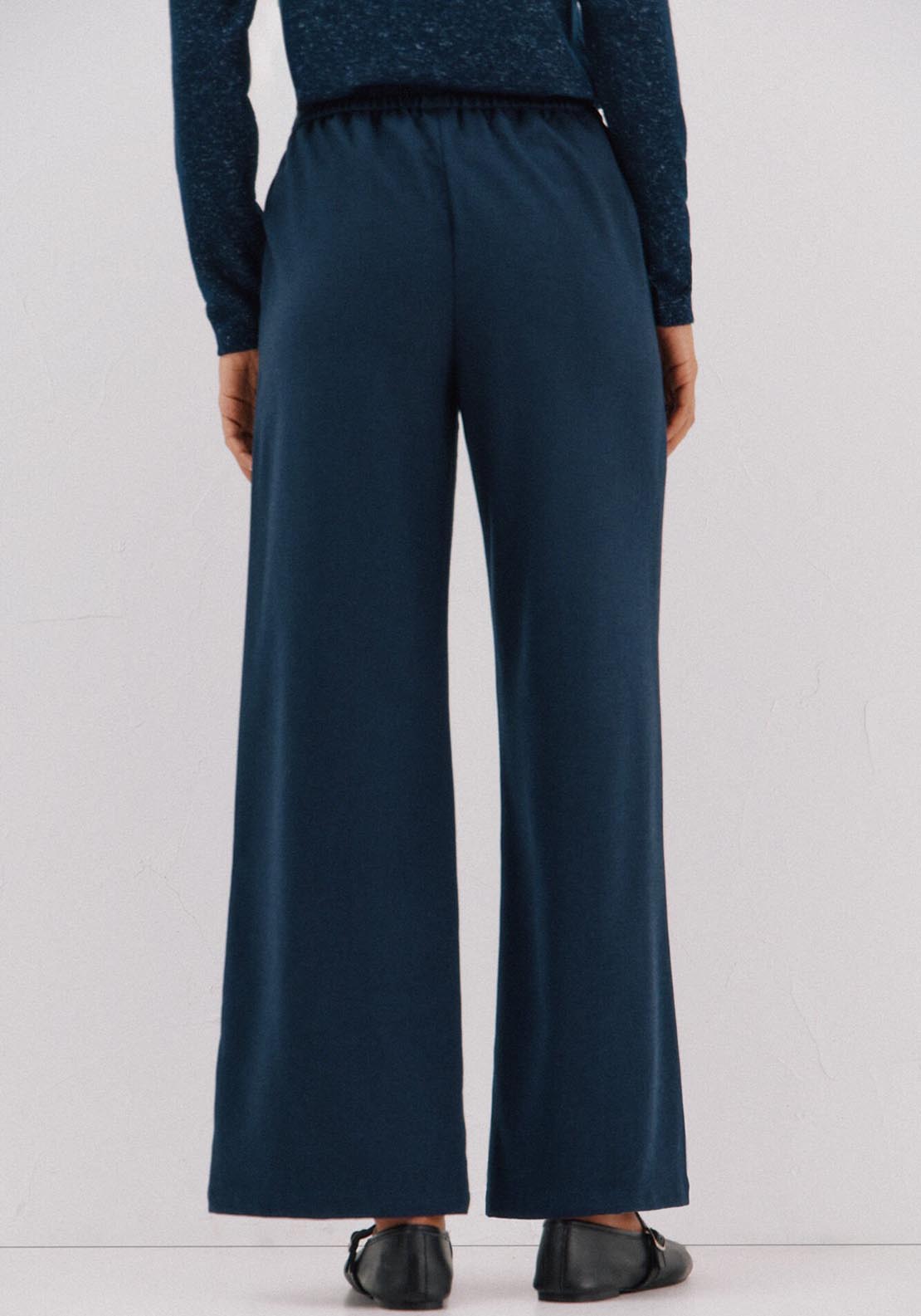 Panralón Rubber Texture Trousers - Blue