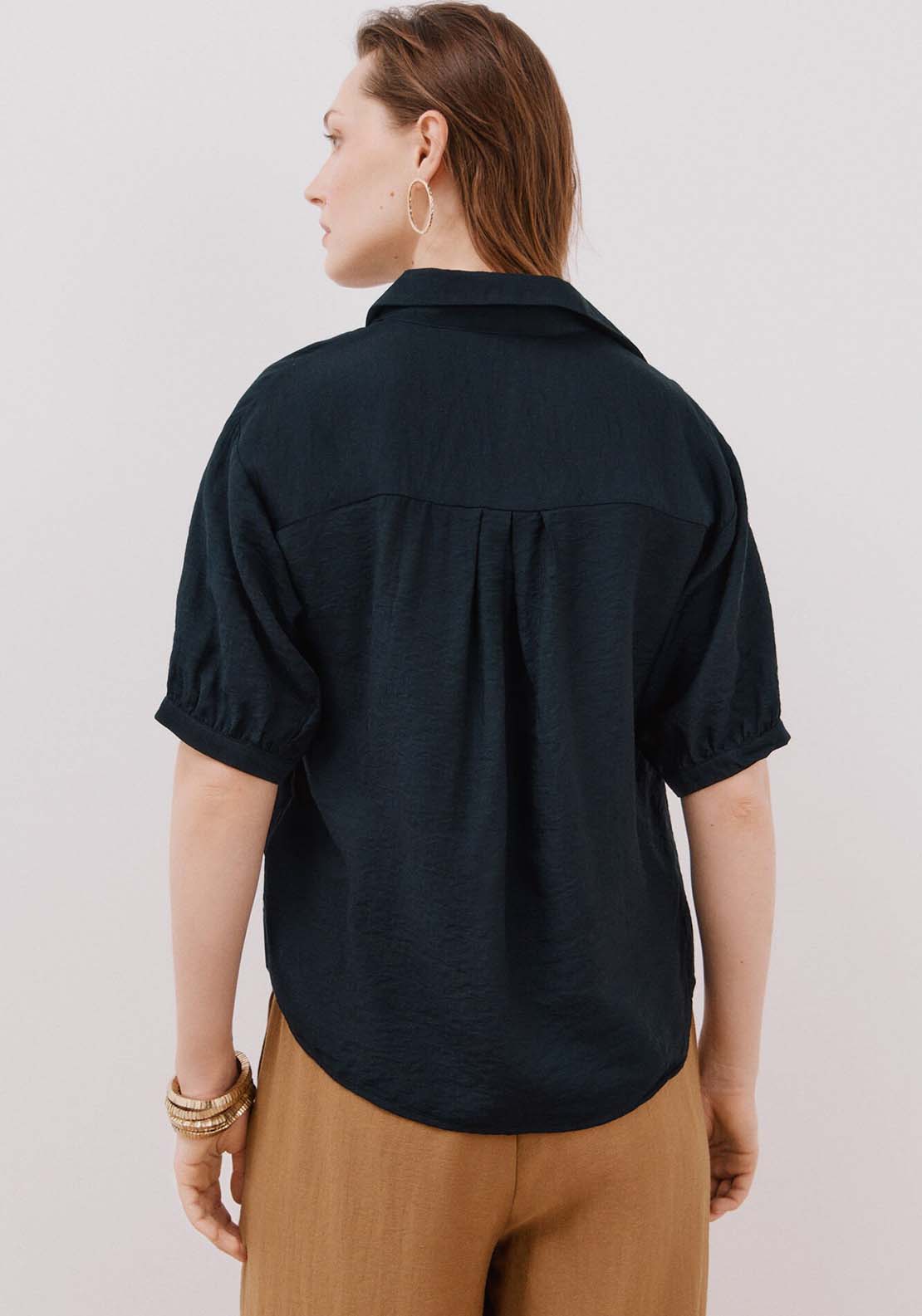 Animal Print Shirt - Black