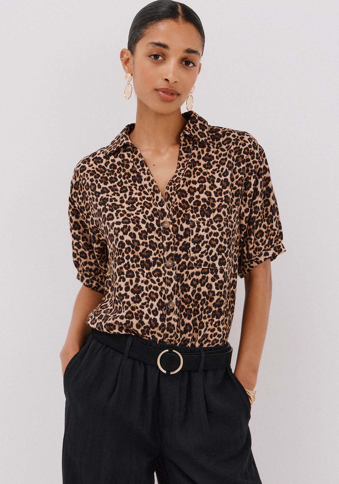 Animal Print Shirt - Multicolour