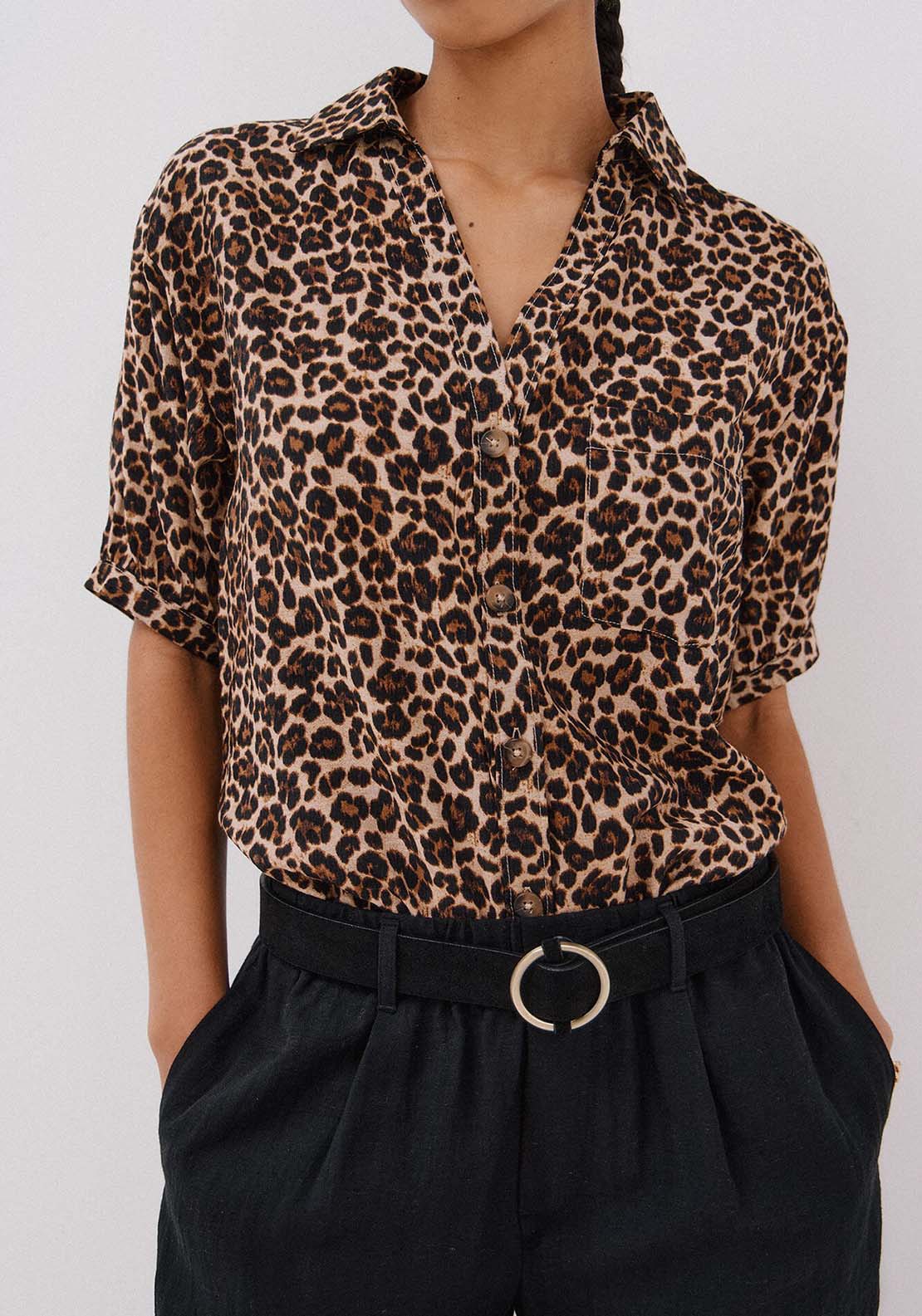 Animal Print Shirt - Multicolour