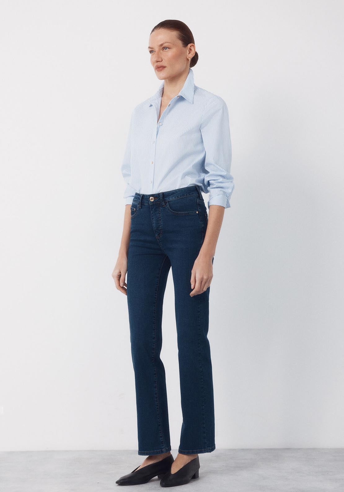 Sensational Straight Jeans - Blue