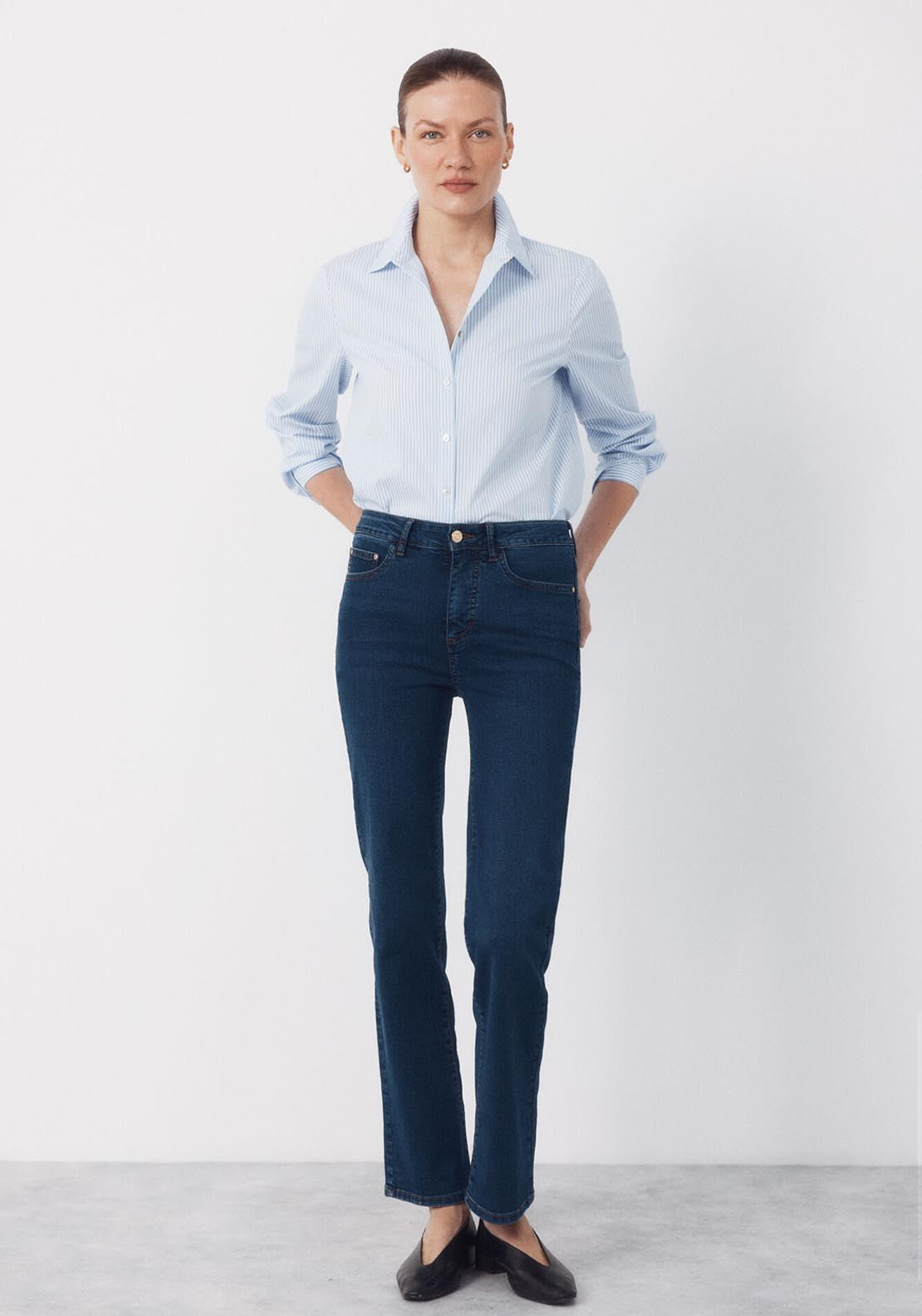 Sensational Straight Jeans - Blue