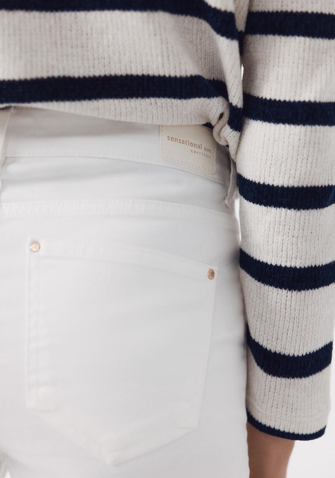 Sensational Straight Jeans - White