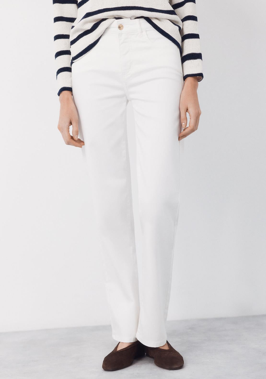Sensational Straight Jeans - White
