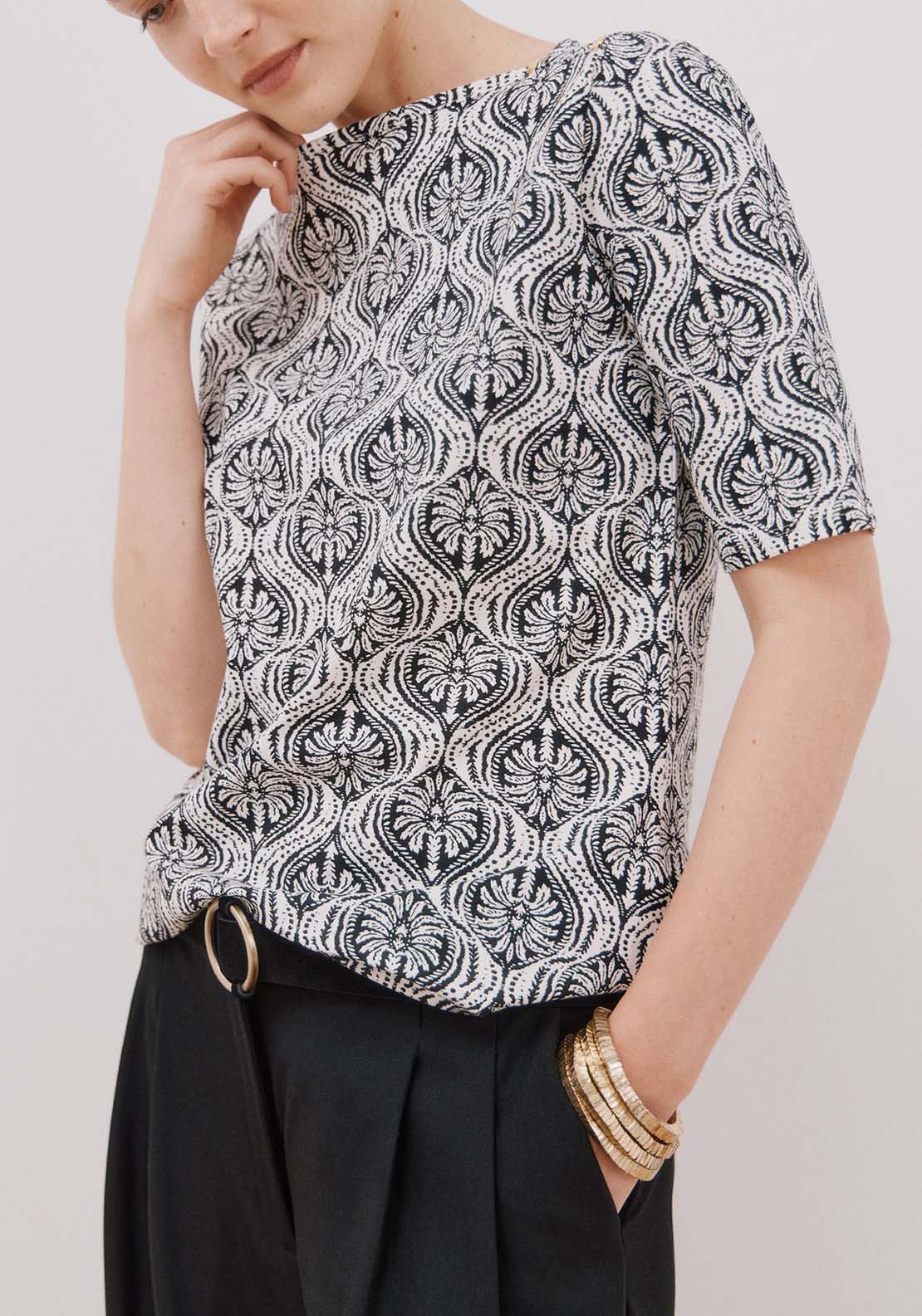 Essential Boat Neck T-Shirt - Grey