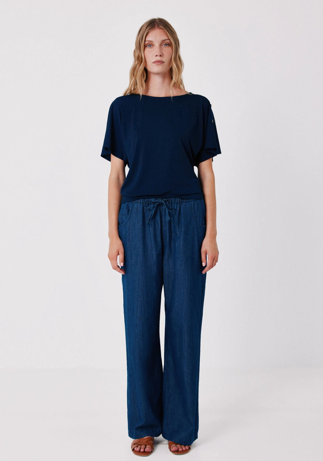 Fluid basic top - Navy