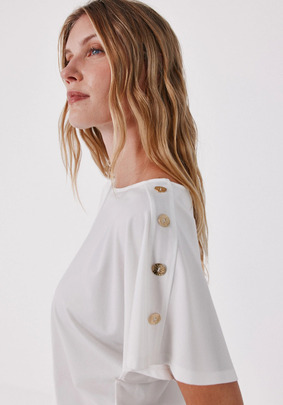 Fluid basic top - White