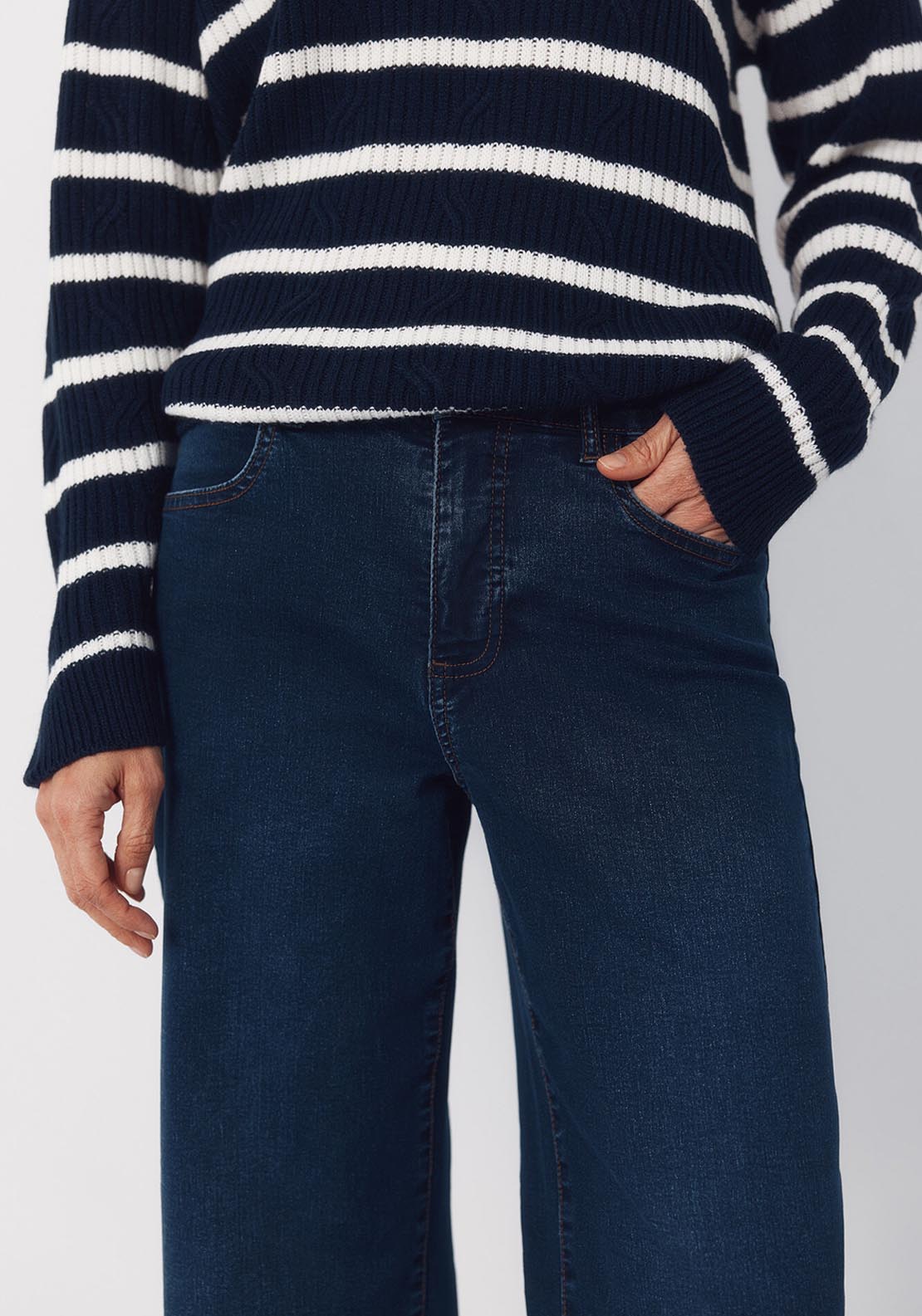 Cortefiel Marine Sensational Jeans - Blue 4 Shaws Department Stores