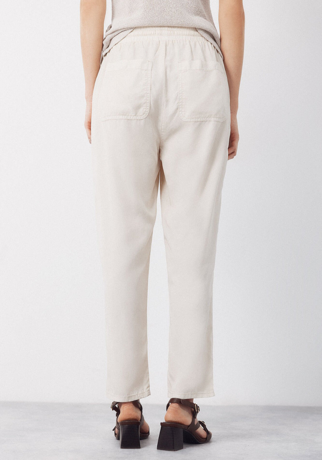 Cortefiel Tencel Fluid Trousers - Multicolour 2 Shaws Department Stores