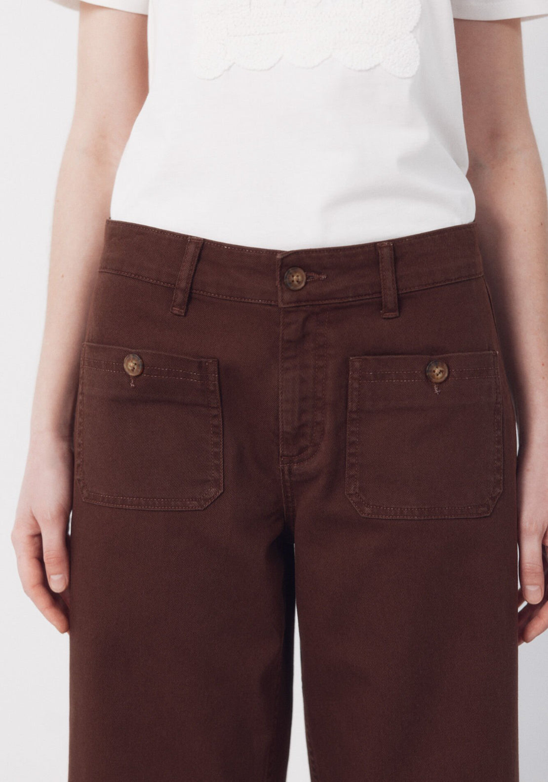 Cortefiel Marine Pocket Jeans - Orange 4 Shaws Department Stores