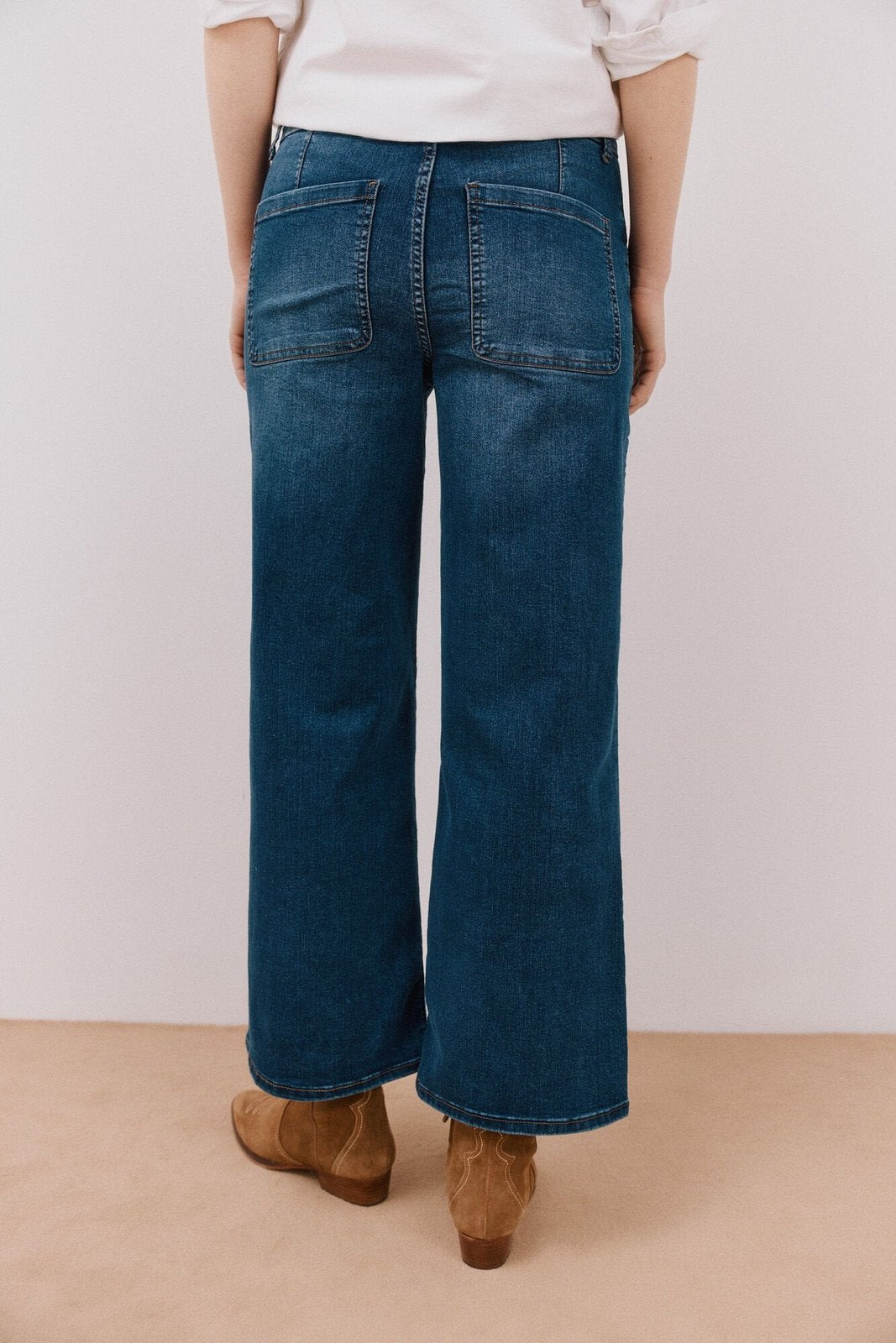 Cortefiel Sensational marine jeans - Medium Blue 2 Shaws Department Stores