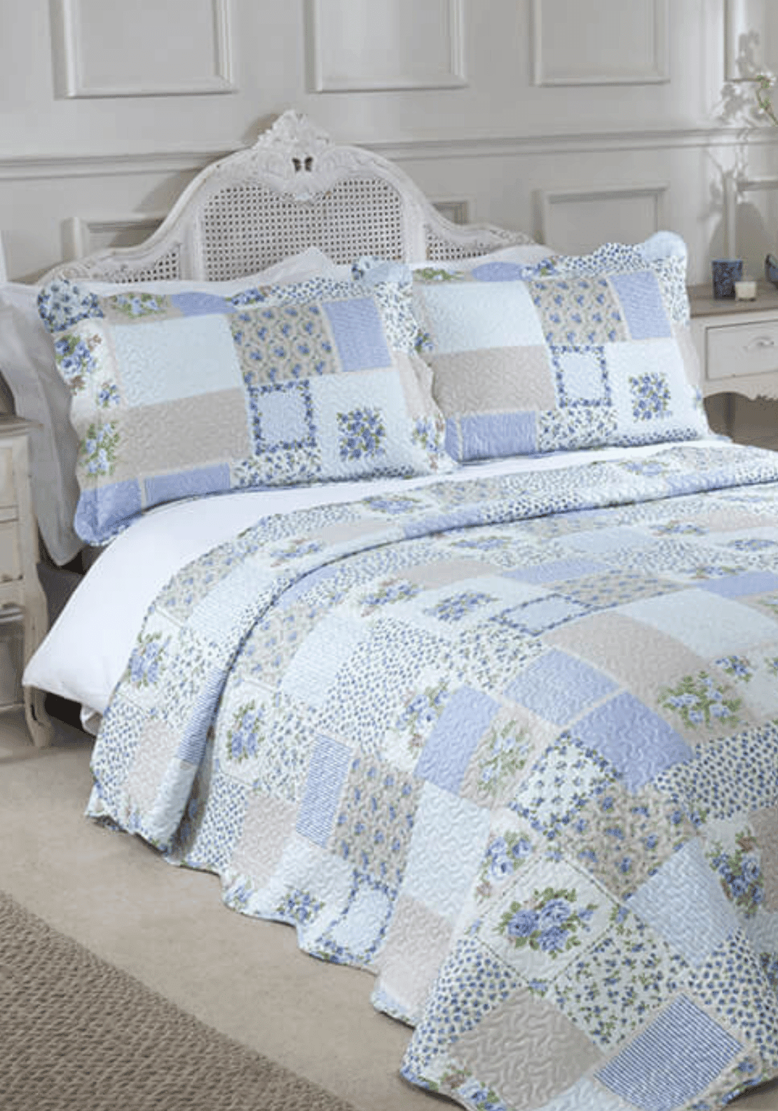 Coverlet and shams set hotsell