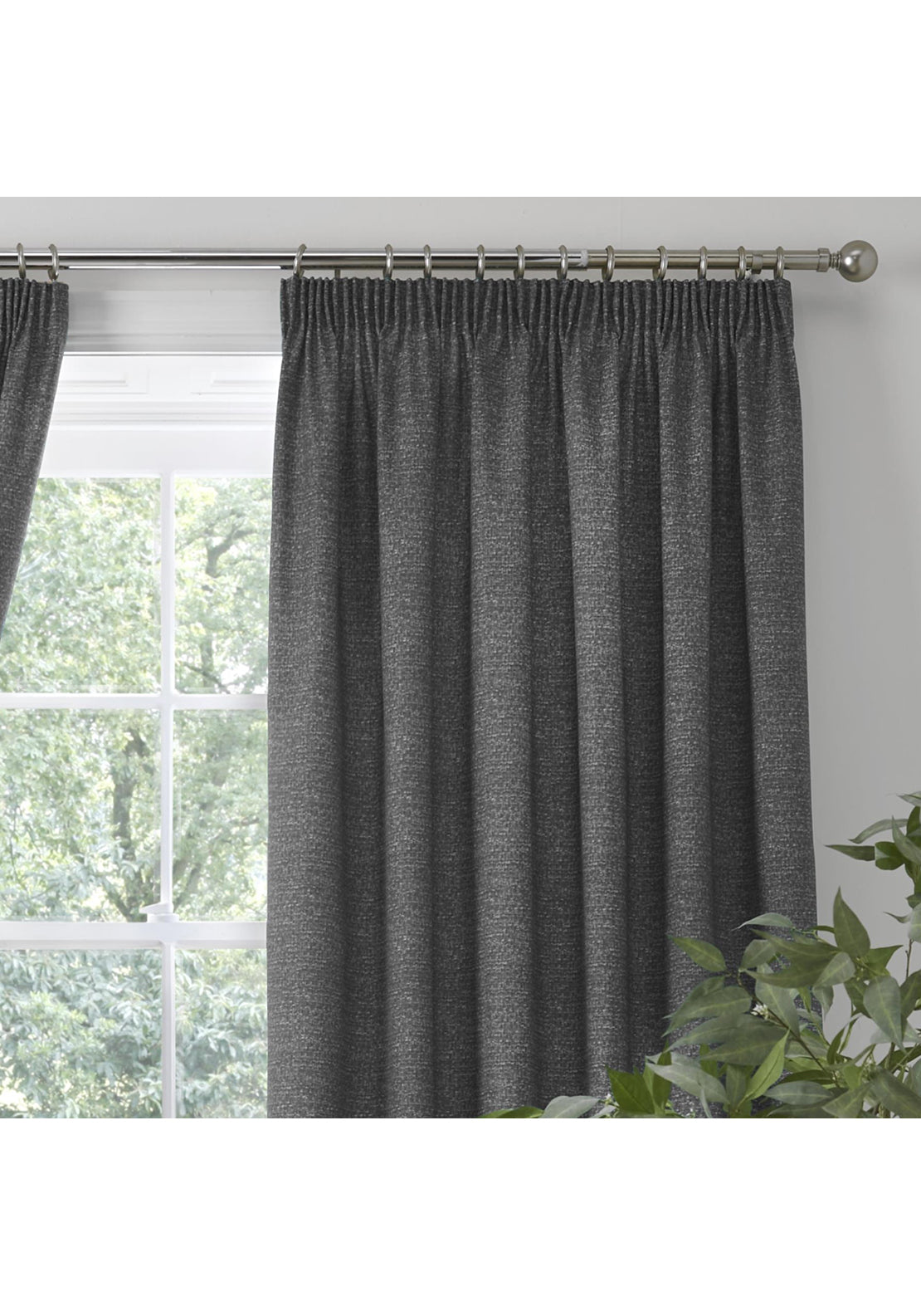 The Home Collection Super Warm Curtains - Grey 2 Shaws Department Stores