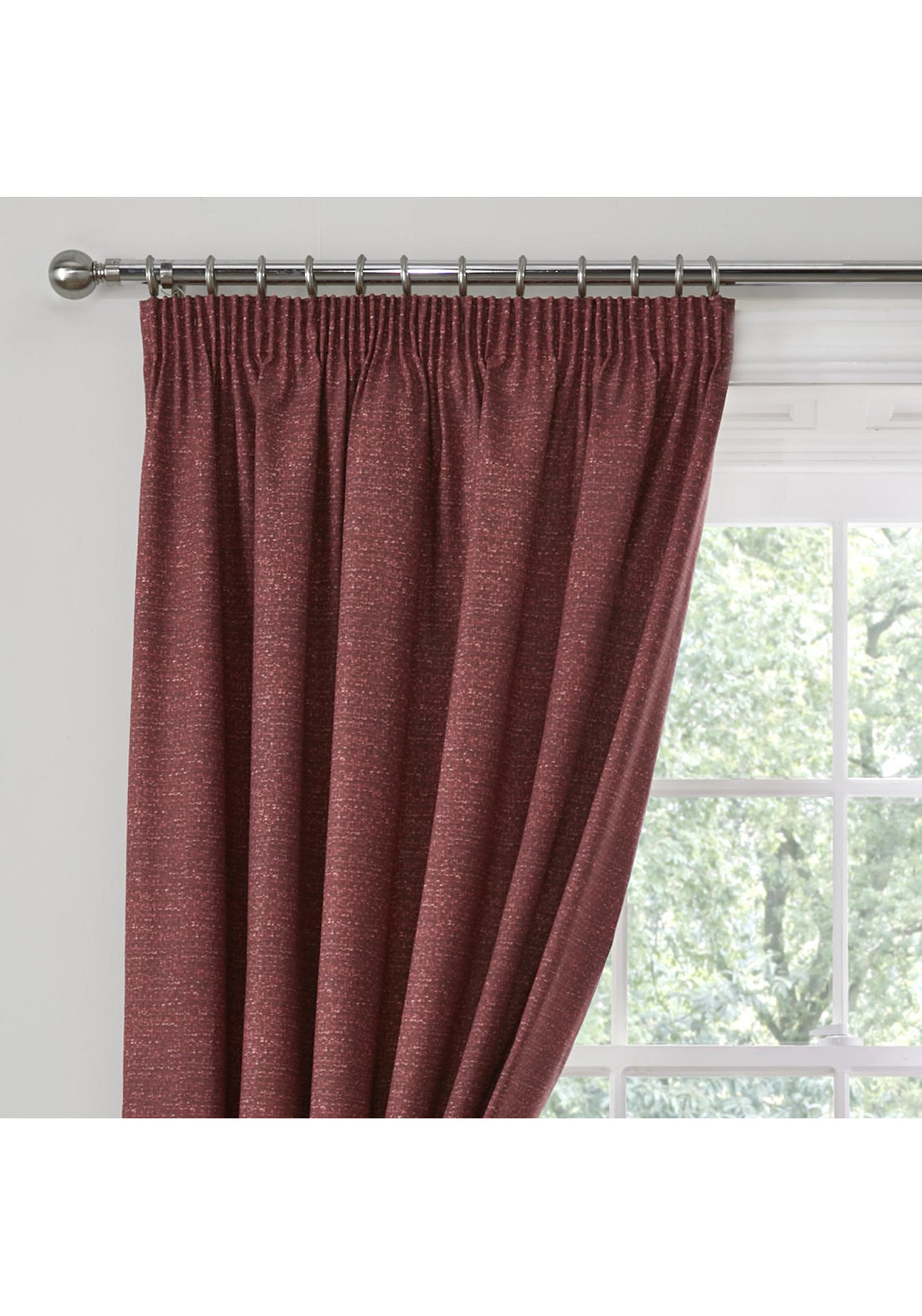 The Home Collection Super Warm Curtains - Red 2 Shaws Department Stores