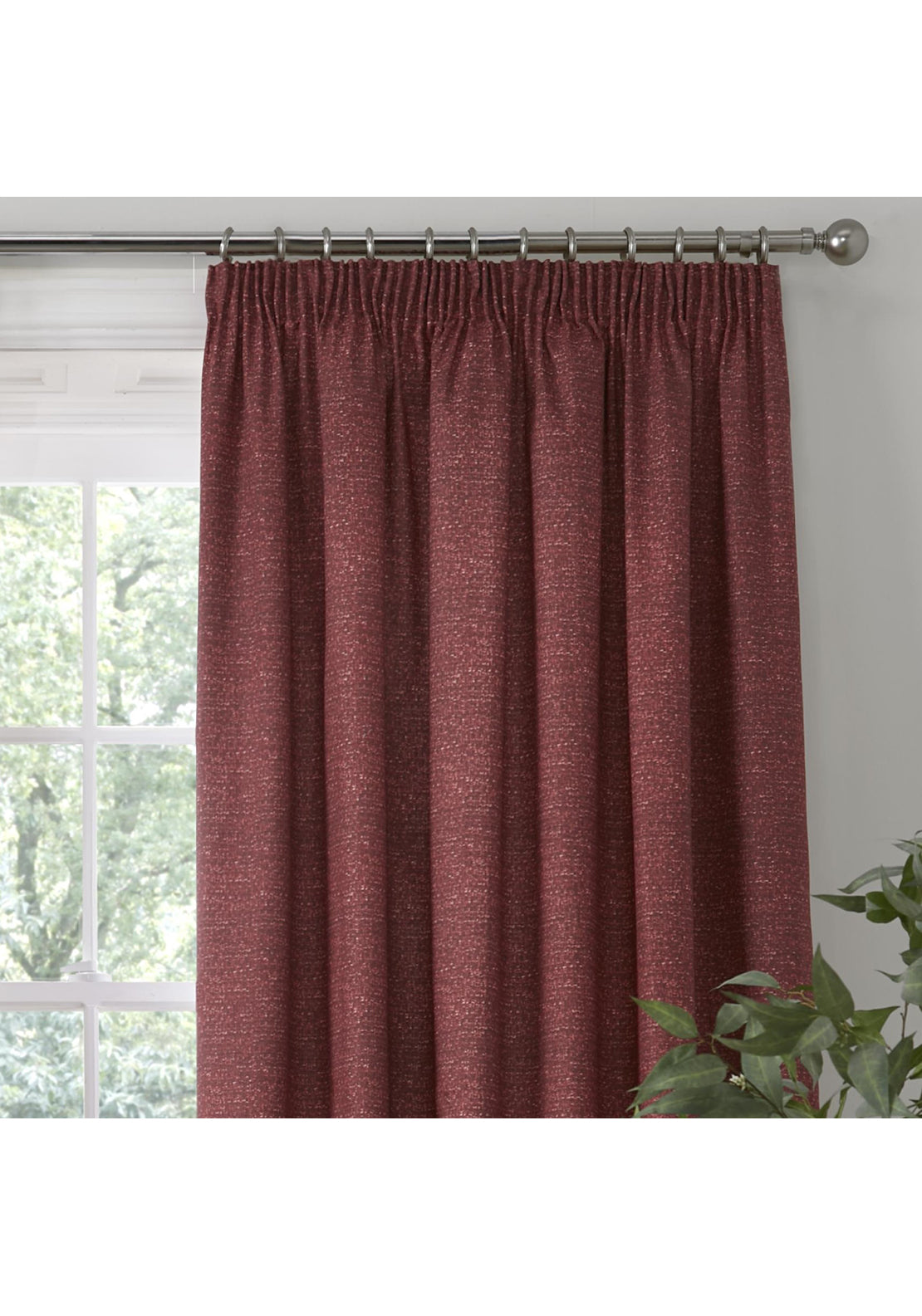 The Home Collection Super Warm Curtains - Red 3 Shaws Department Stores