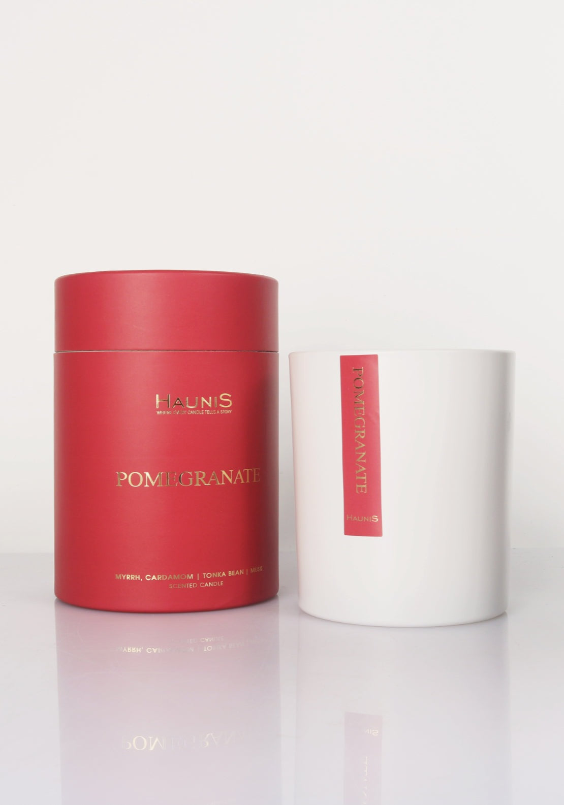 Haunis Pomegranate Soy Blend Candle - Pomegranate 4 Shaws Department Stores