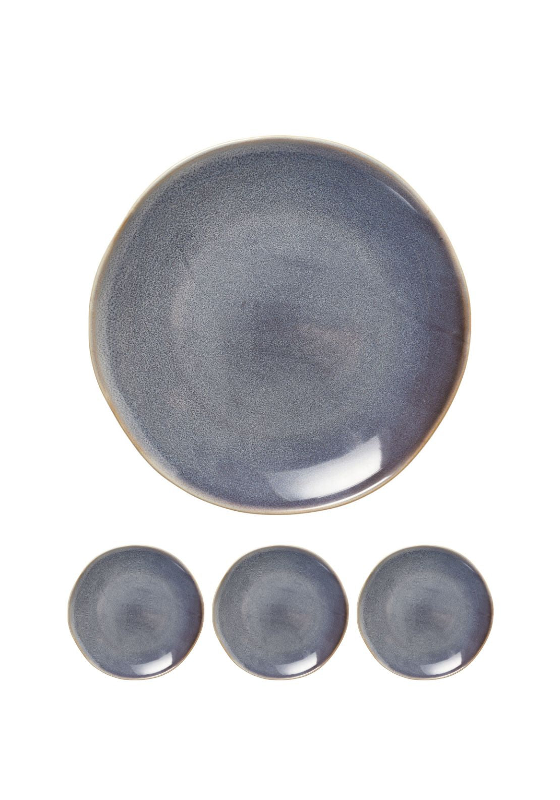 Tiffany Plates 28cm Set Of 5 - Blue