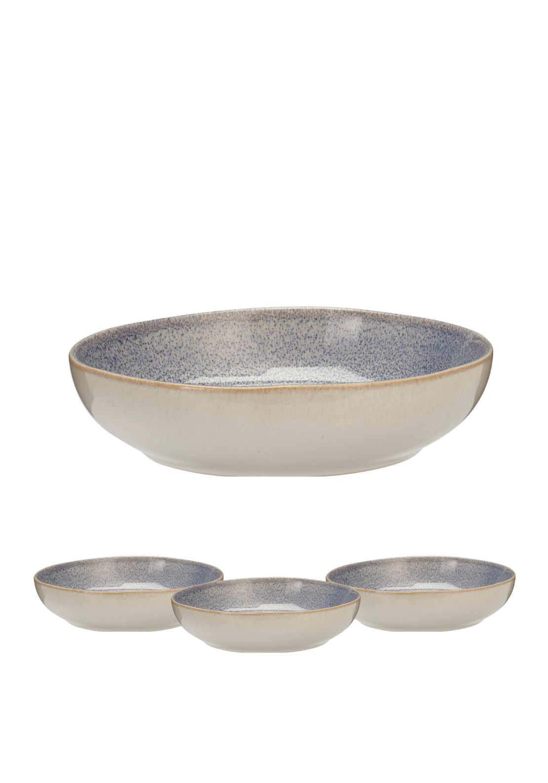 Tiffany Deep Plates Set Of 4 - Blue