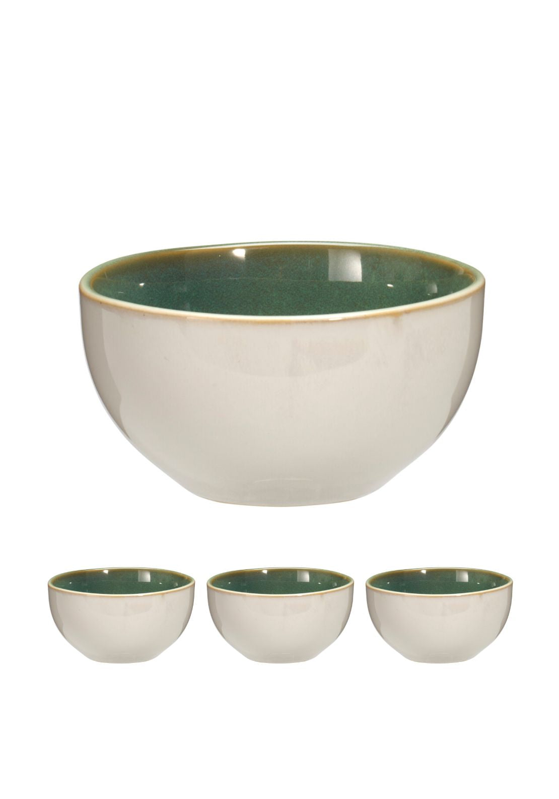 Tiffany Bowls Set Of 4 - Green