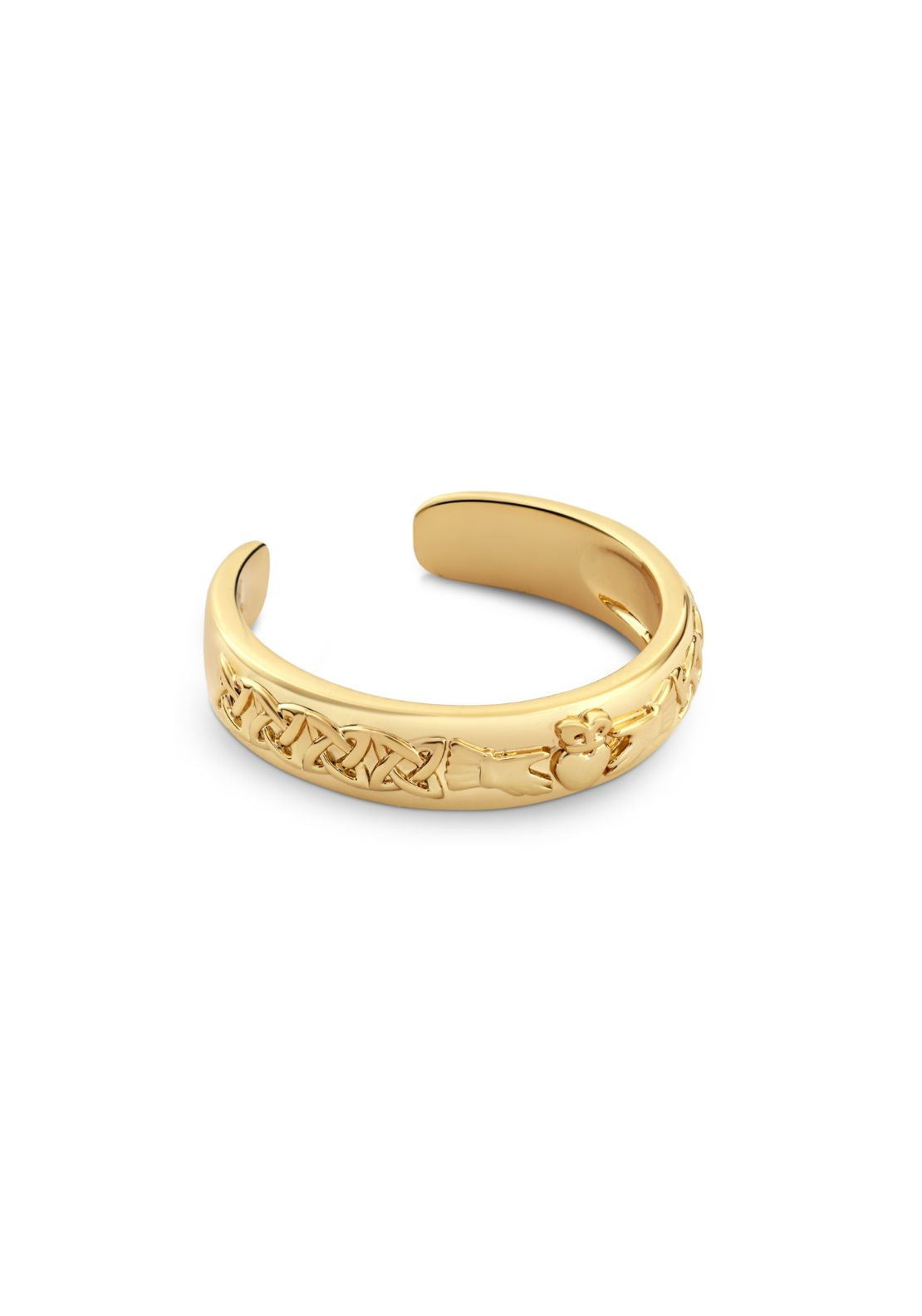Cladagh Band Ring - Gold
