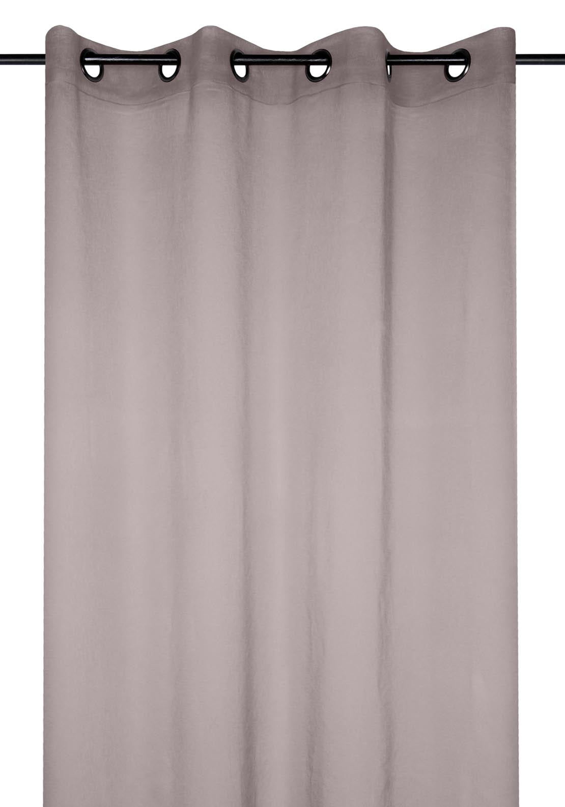 The Home Collection Monna Curtain - Taupe 1 Shaws Department Stores