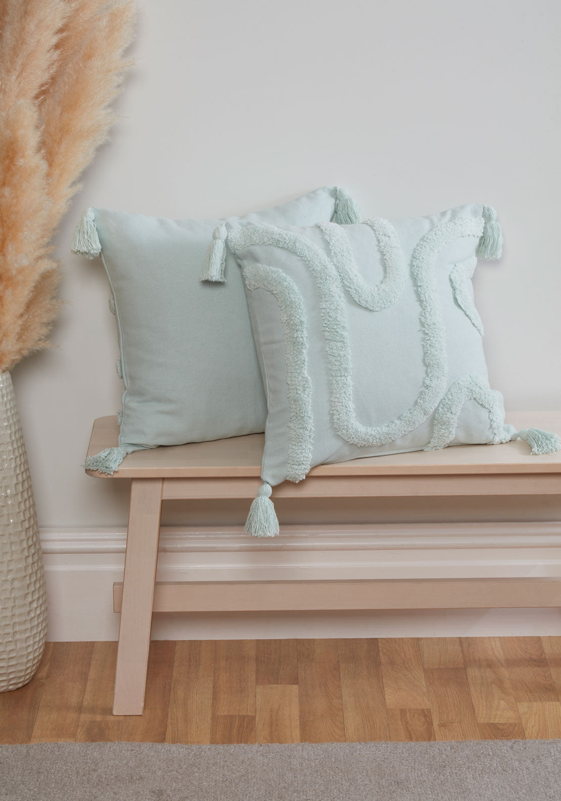The Home Luxury Collection Cabana Cushion Cover 30x50 - Blue 1 Shaws Department Stores
