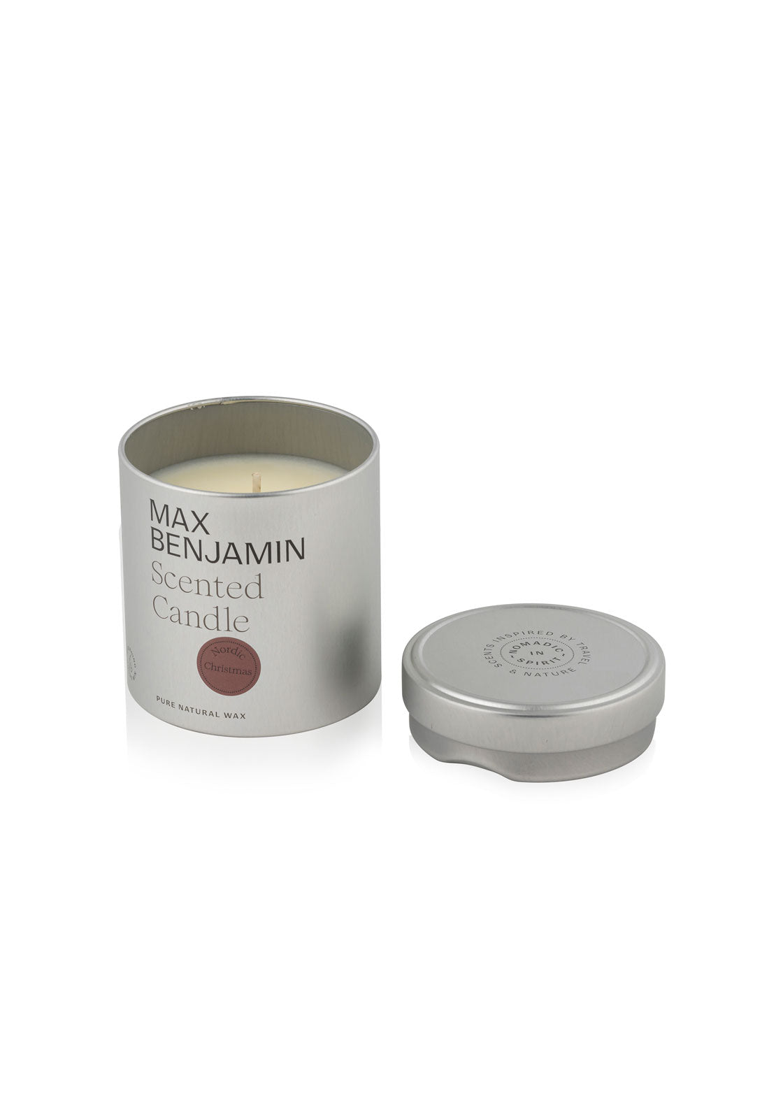 Max Benjamin Nordic Christmas Candle In Tin 1 Shaws Department Stores
