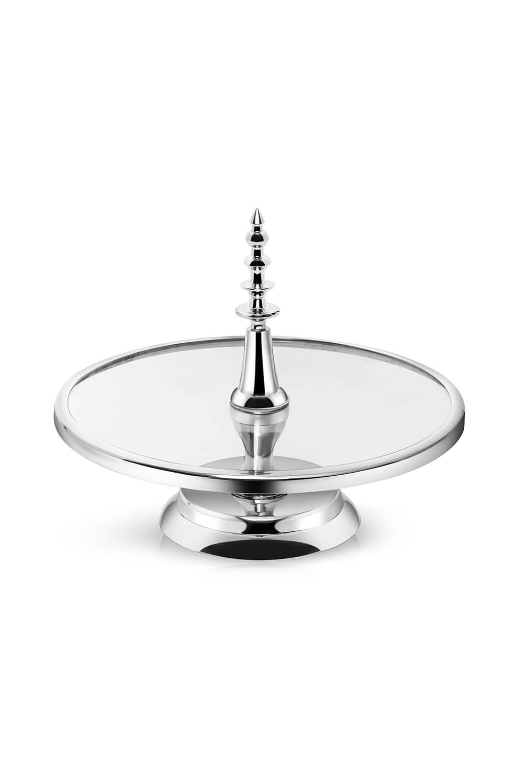 Newbridge Silverware Glass Cake Stand 1 Shaws Department Stores