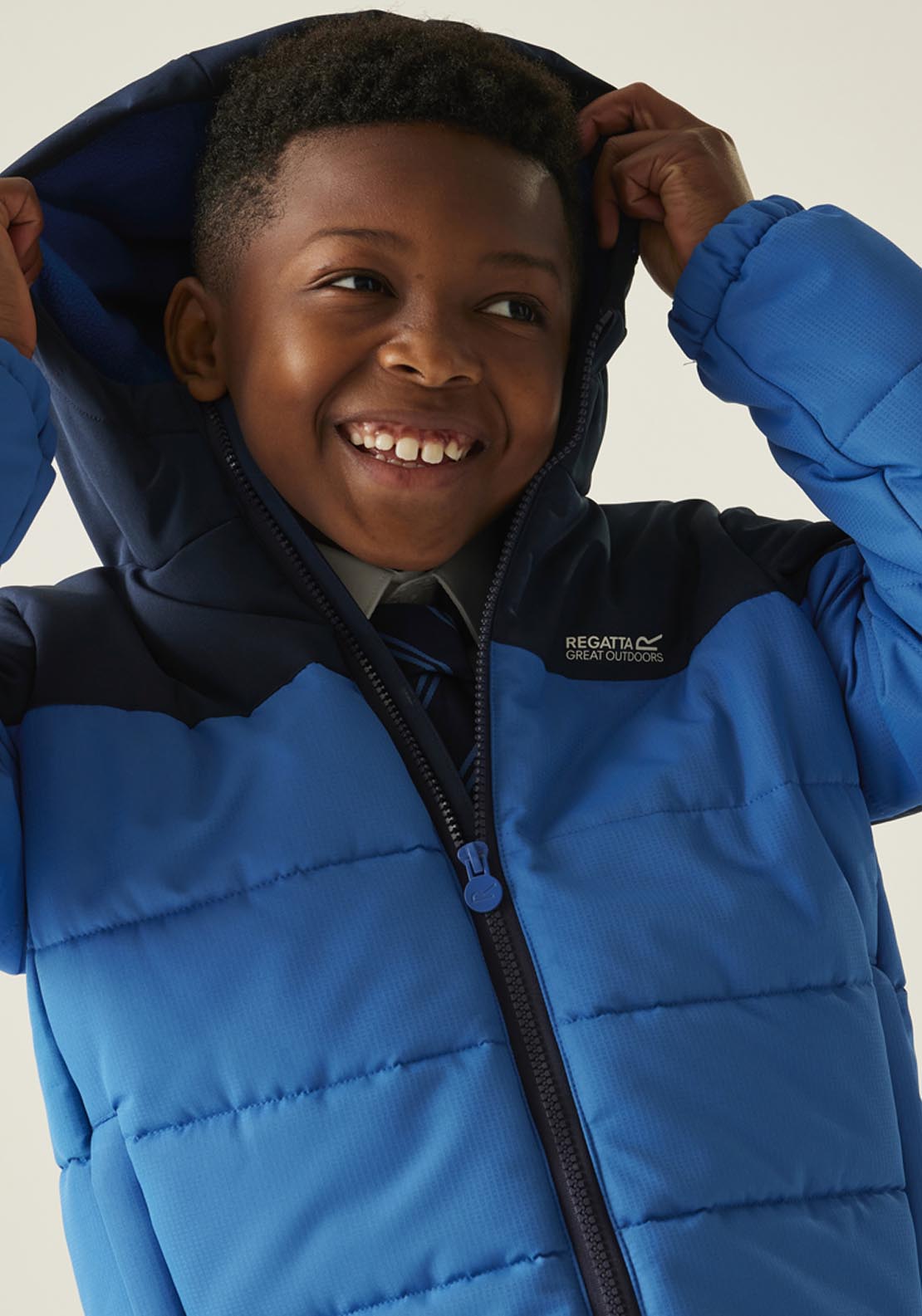 Regatta Lofthouse Hooded Coat - Blue 5 Shaws Department Stores