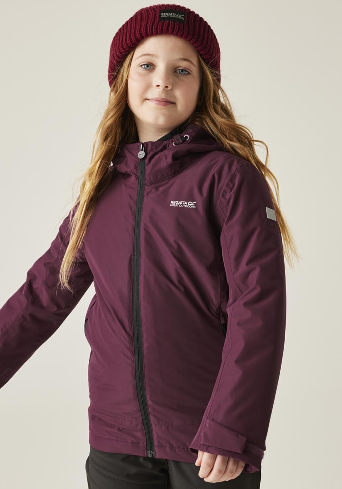 Hooded Frelton Coat - Dark Pimento