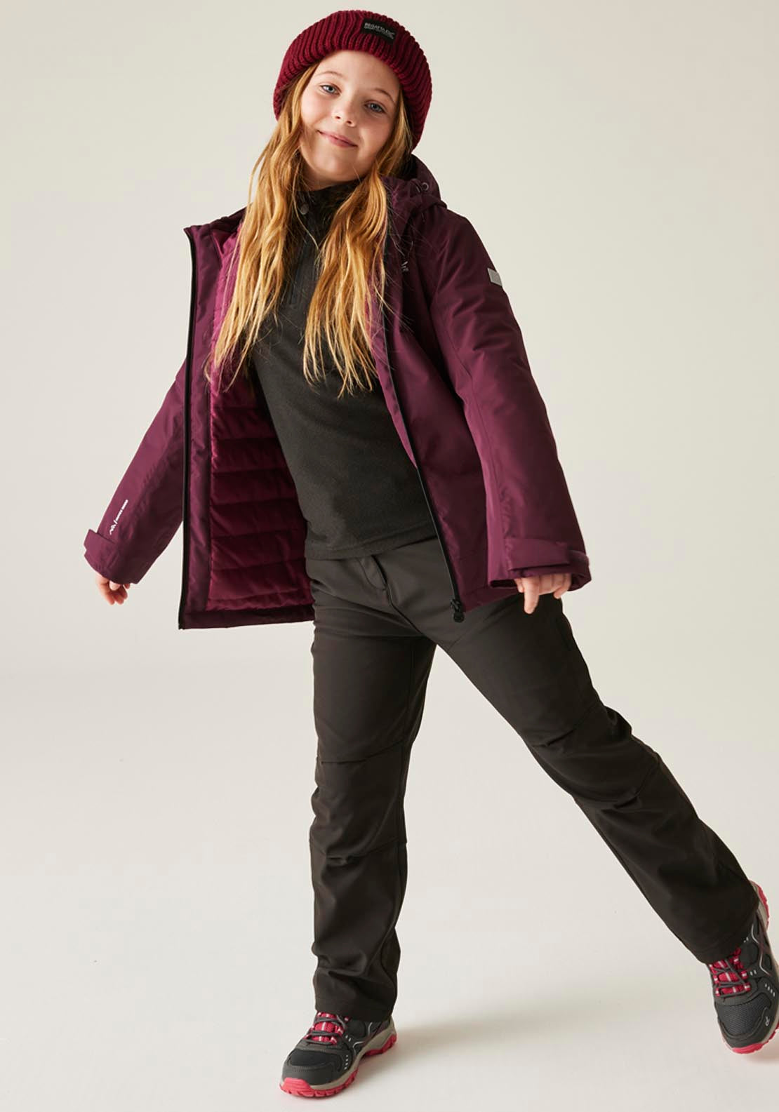 Hooded Frelton Coat - Dark Pimento