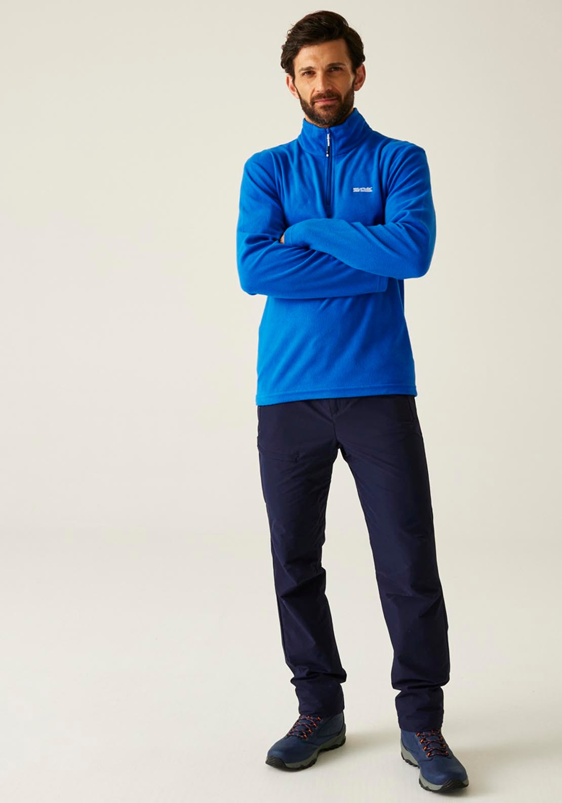 Thompson 1/4 Zip Fleece - Blue
