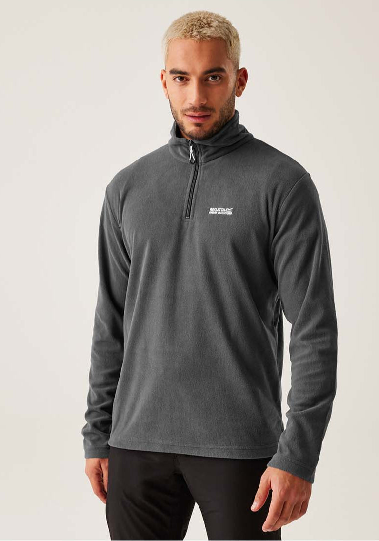 Regatta Thompson 1/4 Zip Fleece - Iron 2 Shaws Department Stores