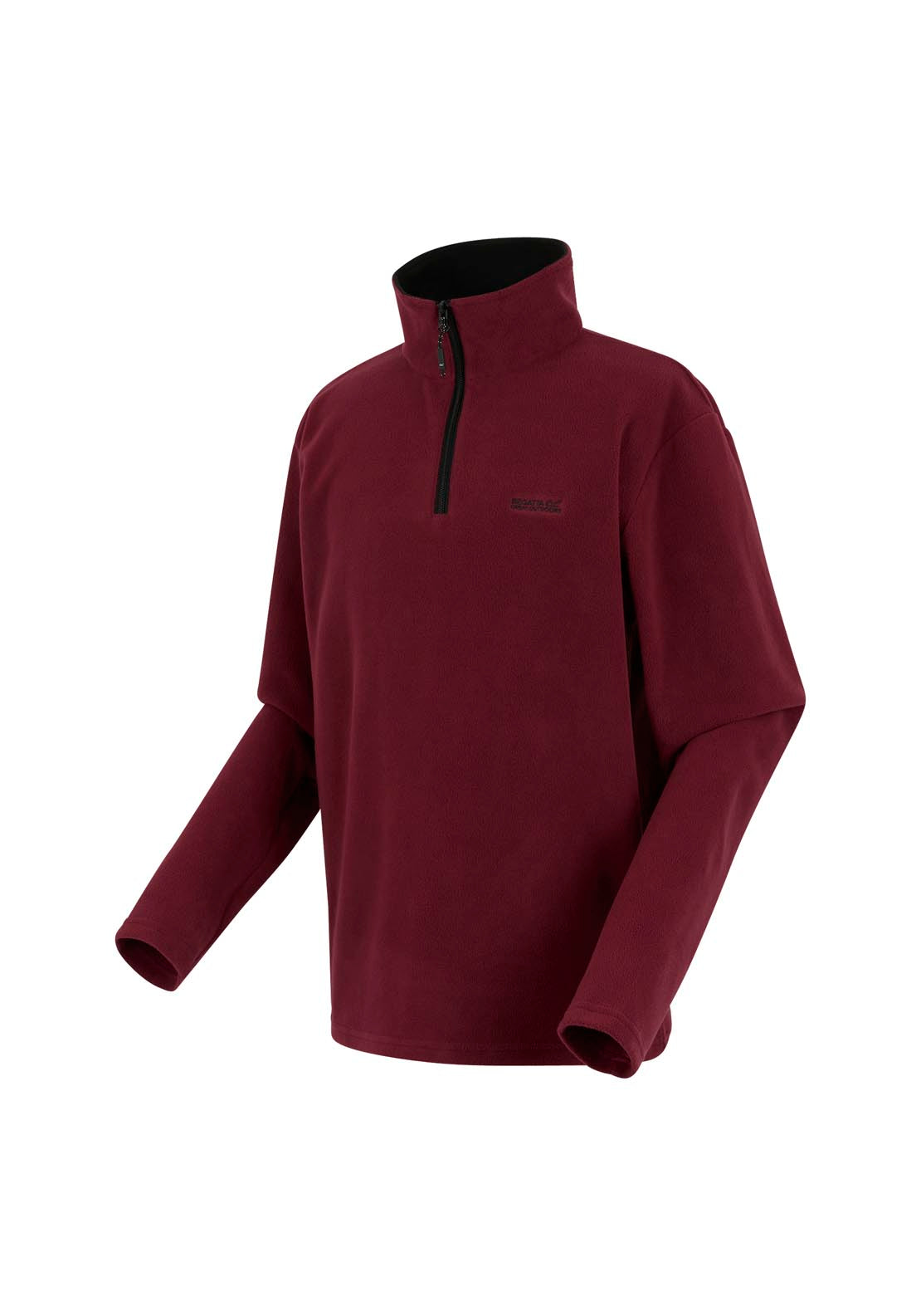 Thompson 1/4 Zip Fleece - Dark Maroon